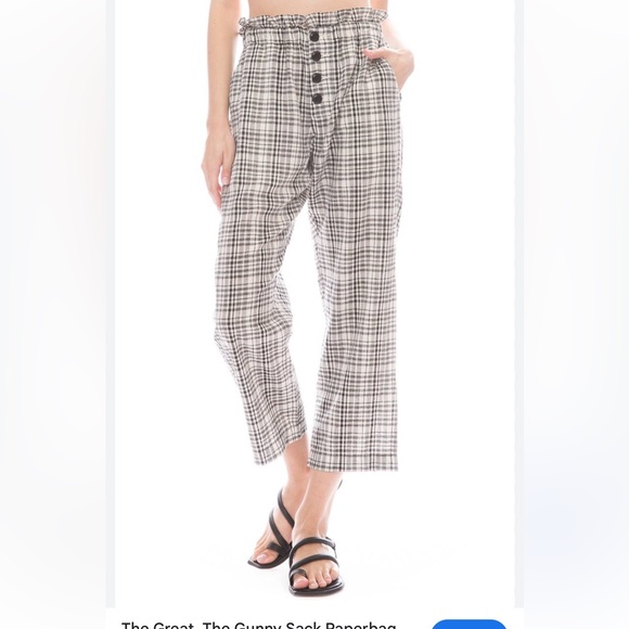 THE GREAT | Gunny Sack Paper Bag pants - Picture 1 of 13